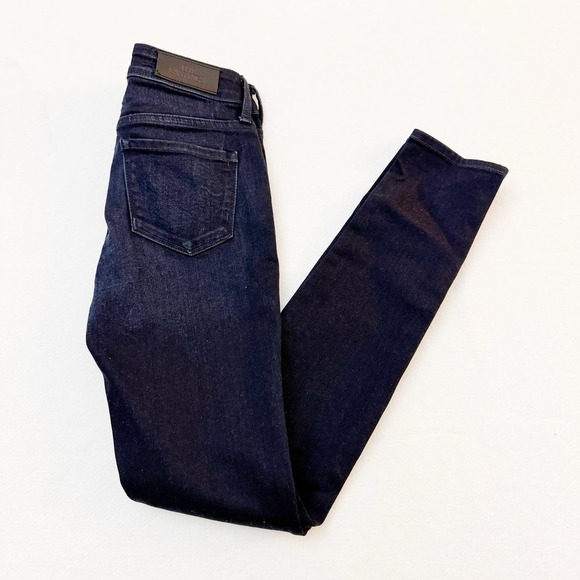 The Castings Mid Rise Jeggings Slocan Dark Wash Denim Jeans SZ25 - Picture 4 of 7